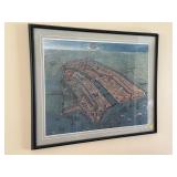 FRAMED PRINT OF AMSTERDAM