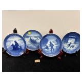 4 ROYAL COPHENHAGEN PLATES