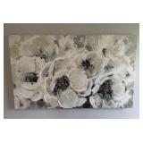 TEXTURED WRAPPED CANVAS OF FLOWERS