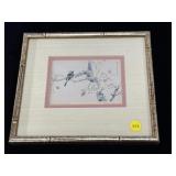 FRAMED ORIENTAL PRINT