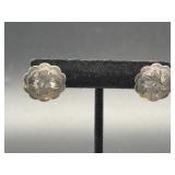 STERLING SILVER SCREW BACK EARRINGS