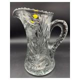HEAVY CUT CRYSTAL WATER PITCHER