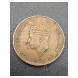 1942 NEWFOUNDLAND ONE CENT COIN