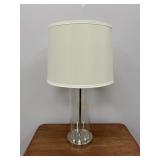 CLEAR GLASS TABLE LAMP