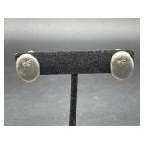 VINTAGE STERLING SILVER SCREW BACK EARRINGS