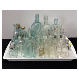 LARGE SELECTION OF ANTIQUE BOTTLES