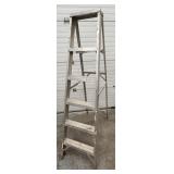 6 FOOT ALUMINIUM STEP LADDER