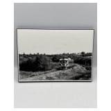 PLAQUEMOUNTED PHOTO OF TRAIN ENGINE