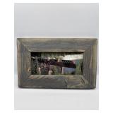 RUSTIC FRAMED CN TRAIN PHOTO