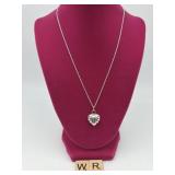 STERLING SILVER 'HEART' NECKLACE