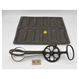 ANTIQUE DOVER EGG BEATERS 1891 + CHOCOLATE MOLDS