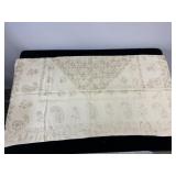SMALL EMBROIDERED TABLECLOTH