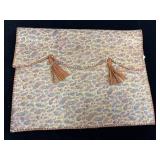 LEATHER HAND MADE AND SATIN FOLIO