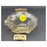 VINTAGE ANCHOR HOCKING PIGGY BANK
