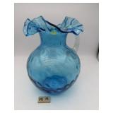 VICTORIAN GLASS PITCHER