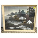 ORIGINAL PAINTING ON SILK - ORIENTAL ARTIST