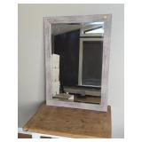 WOOD FRAMED MIRROR