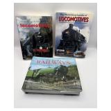 3 BOOKS ON TRAINS