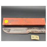 VINTAGE GLASS FRUIT KNIFE
