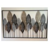 METAL WALL ART OF LEAVES