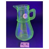 URANIUM GLASS PITCHER
