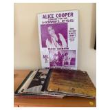 13 ALICE COOPER ALBUMS AND REPRO POSTER