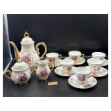 VINTAGE CHINA DEMITASSE TEA SET
