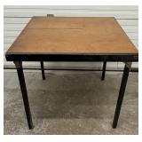 FOLDING CARD TABLE FOR SEWING MACHINE