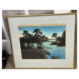 ORIGINAL ON SILK - ORIENTAL ARTIST