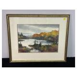 ORIGINAL - HORST DEPPE OCTOBER POND - HERRING COVE