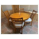 DINING TABLE WITH 4 CHAIRS