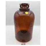 VINTAGE AMBER COLORED CARBOY