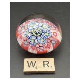 HAND BLOWN PAPER WEIGHT - SIGNED