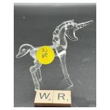VINTAGE HAND BLOWN UNICORN