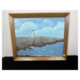 ORIGINAL ACRYLIC ON BORD PEGGY COVE