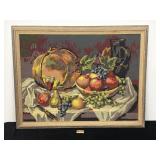 VINTAGE EMBROIDERY PICTURE