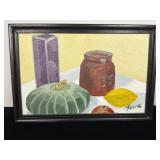 ORIGINAL SIGNED THOMS - OIL ON BOARD