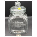 MODERN GLASS COOKIE JAR