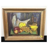 SIGNED M. JOHNSON OIL ON BOARD
