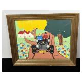 HAND CUT SILK SCREEN PRINT -  MAUD LEWIS