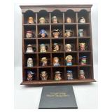 ENGLISH HERITAGE COLLECTION TOBY JUGS + SHELF