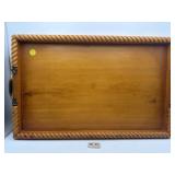 HAND CRAFTED WOODEN TRAY