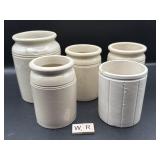 5 COCKERY CONTAINERS