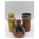 3 PIECES OF POTTERY