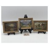 3 MINIATURE PRINTS