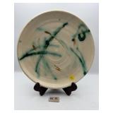 POTTERY PLATE SIGNED CINDY DELORY