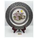 KATE GREENAWAY WILTON ARMETALE PEWTER PLATE