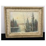 ORIGINAL OIL ON BOARD - SIGNED  OJALAUA