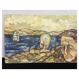 SIGNED ORIGINAL OIL ON BOARD