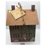 POLLY'S PERCH HAND MADE BIRD HOUSE